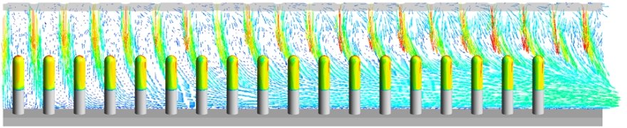 カプセル乾燥工程における気流解析